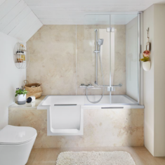 Moderne Badewanne für komfortables und stilvolles Badezimmer