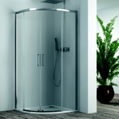 Maßgefertigte Echtglas-Duschkabine für individuelles Badezimmer